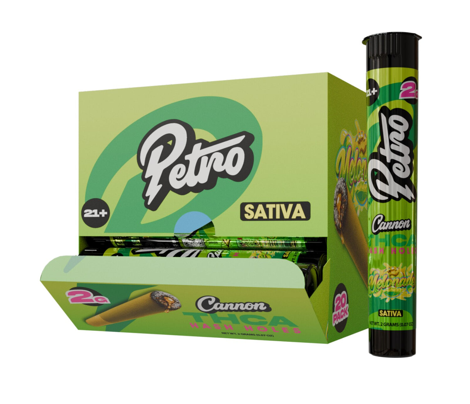THCA PETRO HASH HOLES 1x2g (Melonade) - Sativa